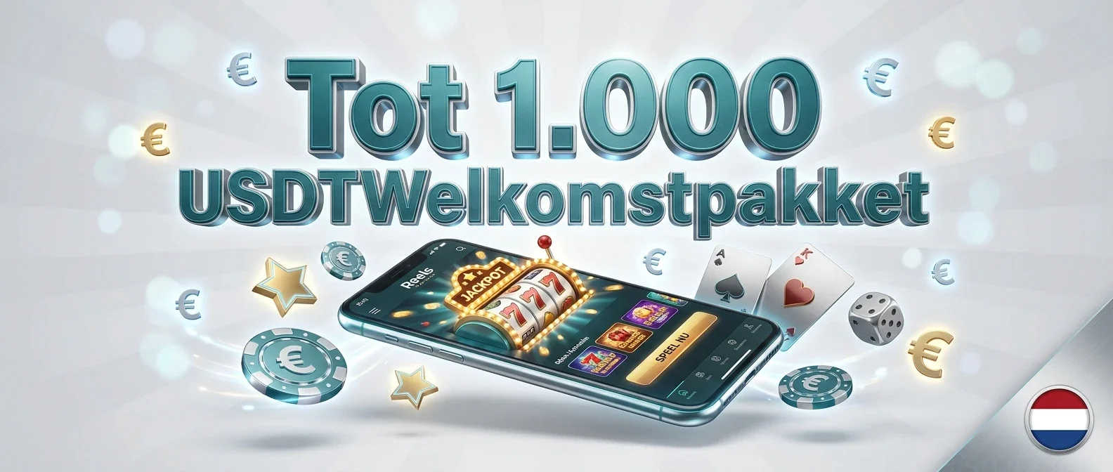 Tot 1.000 USDTWelkomstpakket